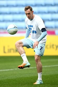 Images Dated 7th April 2012: Richard Keogh Gears Up for Peterborough United Clash in Know the Score T-Shirt