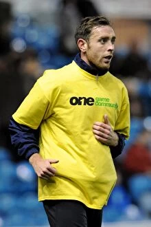 18-10-2011 v Leeds United, Elland Road Collection: Richard Keogh Leads Coventry City at Elland Road against Leeds United in Championship Clash