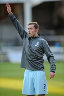 Images Dated 17th December 2011: Richard Keogh Leads Coventry City in Npower Championship Battle against Peterborough United