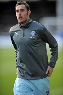 Images Dated 2011 December: Richard Keogh Rallies Coventry City in Npower Championship Clash Against Peterborough United (December 2011)