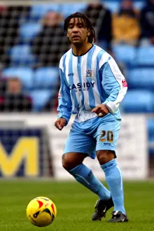 Images Dated 2006: Richard Shaw in Action: Coventry City vs Burnley (Feb 25, 2006)