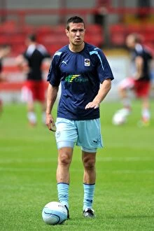Images Dated 4th August 2012: Richard Wood in Action: Coventry City vs Accrington Stanley - Pre-Season Friendly at Crown Ground
