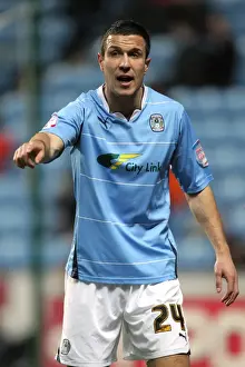 Images Dated 2011 February: Richard Wood in Action: Coventry City vs Nottingham Forest (Npower Championship)