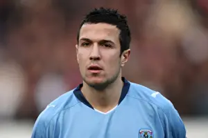 Trending: Richard Wood of Coventry City Facing Off Against Nottingham Forest in the Coca-Cola Football League Championship