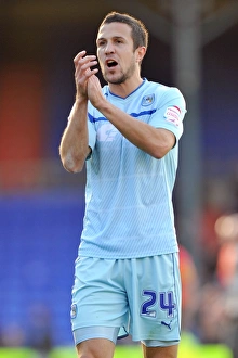 Oldham Athletic V Coventry City : Boundary Park : 29-09-2012 Prints: Richard Wood Faces Off Against Oldham Athletic in Football League One