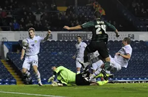 Images Dated 18th October 2011: Richard Wood's Dramatic Injury-Time Equalizer: Coventry City vs