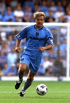 Images Dated 19th August 2001: Roland Nilsson's Thrilling Showdown: Coventry City vs. Wolverhampton Wanderers (August 19, 2001)