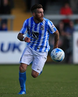Prints of Coventry Citys Romain Vincelot Pre-season Friendly Prints: Romain Vincelot in Action: Coventry City vs Oxford United Pre-Season Friendly