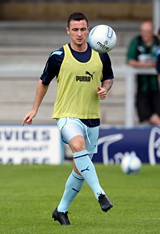 Images Dated 2012 July: Roy O'Donovan Scores for Coventry City in Pre-Season Friendly Against Hinckley United at De Montfort Park