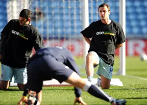 Images Dated 2011 October: Roy O'Donovan's Focused Pre-Game Warm-Up: Coventry City vs