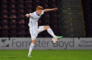 Images Dated 2014 September: Ryan Haynes in Action: Coventry City vs Scunthorpe United