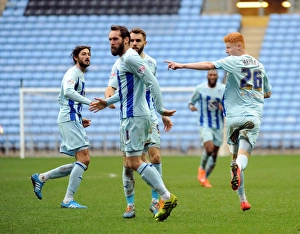 Images Dated 2014: Ryan Haynes Scores First Goal: Coventry City vs. Peterborough United in Sky Bet League One