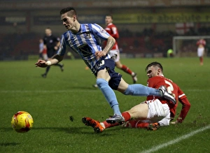 Ryan Kent vs Oliver Turton: A Fierce Tackle Battle in Coventry City's League One Clash at Crewe Alexandra