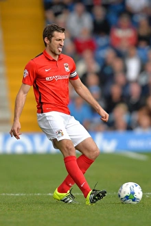 Images Dated 2015 September: Sam Ricketts Leads Coventry City in Sky Bet League One Clash at Bury's Gigg Lane