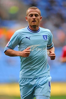 Images Dated 2011 September: Sammy Clingan in Action for Coventry City vs. Reading at Ricoh Arena (2011)