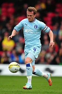 Images Dated 17th March 2012: Sammy Clingan in Action: Coventry City vs. Watford, Npower Championship (2012)