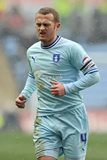 Images Dated 2012: Sammy Clingan in Action: Coventry City vs Ipswich Town