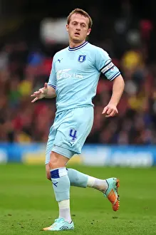 17-03-2012 V Watford, Vicarage Road Prints: Sammy Clingan in Action for Coventry City Against Watford at Vicarage Road (17-03-2012)