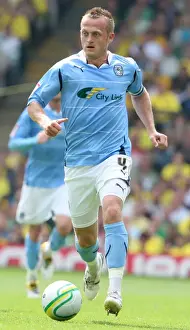 Images Dated 2011: Sammy Clingan of Coventry City in Action Against Norwich City in the Npower Championship