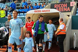 Images Dated 2011: Sammy Clingan and Coventry City Kick-Off Against Reading in Championship Match (24-09-2011)