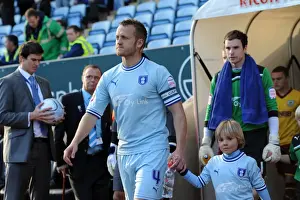 Sammy Clingan and Coventry City Players Emerging from Tunnel before Burnley Match, Npower Championship 2011