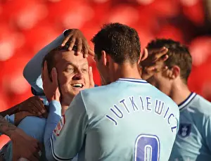 Images Dated 2011 October: Sammy Clingan Scores the Opener: Coventry City's Victory Moment vs