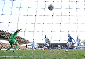 Images Dated 2015 March: Sanmi Odelusi's Game-Winning Goal: Coventry City Triumphs Over Chesterfield in Sky Bet League One