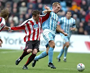 Images Dated 2006: Scowcroft vs Horsfield: Coventry City vs Sheffield United Clash in Coca-Cola Championship (11-03-2006)