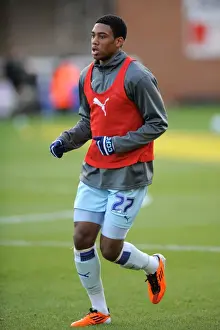 Images Dated 2011 December: Sean Jeffers in Action for Coventry City vs Peterborough United at London Road (Npower Championship)