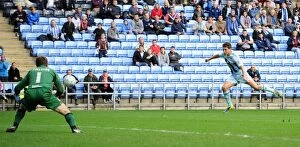 Images Dated 18th October 2014: Shaun Miller Scores First Goal for Coventry City Against Bristol City in Sky Bet League One