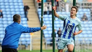 Images Dated 18th October 2014: Shaun Miller Scores First Goal: Coventry City vs. Bristol City in Sky Bet League One