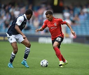 Images Dated 15th August 2015: Showdown at The New Den: Cummings vs. Murphy - Sky Bet League One Battle between Millwall