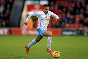 Images Dated 2015 January: Simeon Jackson's FA Cup Upset: Coventry City's Win Against Walsall at Bescot Stadium