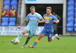Images Dated 2013: Sky Bet Football League One - Shrewsbury Town v Coventry - Greenhous Meadow