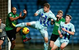 Football Mid Length Half Gallery: Sky Bet League One - Coventry City v Scunthorpe United - Ricoh Arena