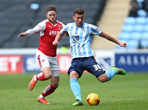 Images Dated 2016 February: Sky Bet League One: Coventry City vs Fleetwood Town Clash at Ricoh Arena