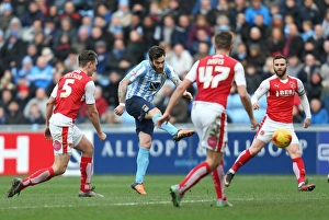 Images Dated 2016 February: Sky Bet League One Showdown: Coventry City vs Fleetwood Town at Ricoh Arena