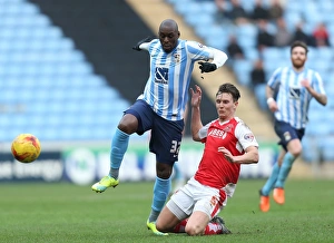 Images Dated 2016 February: Sky Bet League One Showdown: Coventry City vs Fleetwood Town at Ricoh Arena