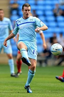 Images Dated 9th September 2012: Stephen Elliott and Coventry City Take On Stevenage in Npower League One Clash at Ricoh Arena