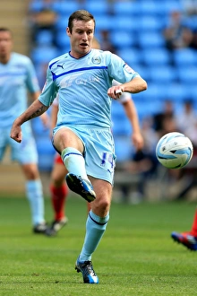 Coventry City V Stevenage : Ricoh Arena : 09-09-2012 Prints: Stephen Elliott and Coventry City Take On Stevenage in Npower League One Clash at Ricoh Arena