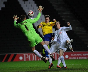 Stephen Elliott Scores Coventry City's Second Goal Against Milton Keynes Dons at StadiumMK