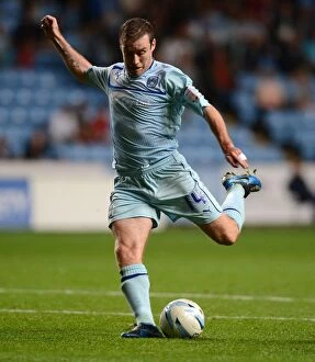 Images Dated 21st August 2012: Stephen Elliott's Game-Changing Goal: Coventry City vs. Sheffield United