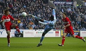 Images Dated 28th January 2006: Stern John's FA Cup Stunner: Coventry City vs. Middlesbrough (28-01-2006)