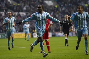 Images Dated 2006: Stern John's FA Cup Upset: Coventry City Celebrates Historic Win Against Middlesbrough (January 28)