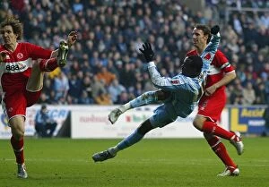 Images Dated 28th January 2006: Stern John's FA Cup Upset: Coventry City Stuns Middlesbrough (4th Round, 2006)