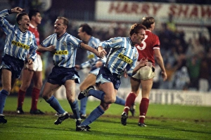 Images Dated 2011: Steve Livingstone's Epic Goal: Coventry City Wins in the Rumbelows League Cup (vs Nottingham Forest)