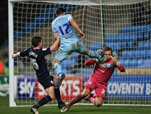 Images Dated 2013 January: Steven Jennings Scores First Goal: Coventry City vs