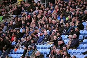 Images Dated 7th January 2012: Tense FA Cup Third Round: Coventry City vs Southampton at Ricoh Arena - Fans on Edge