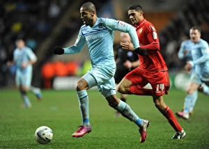 Images Dated 2013 February: The Thrilling Johnstones Paint Trophy Showdown: Coventry City vs Crewe Alexandra at Ricoh Arena