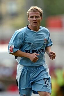 Images Dated 28th August 2004: Thrilling Moment: Gary McSheffrey Scores for Coventry City at Nottingham Forest's City Ground